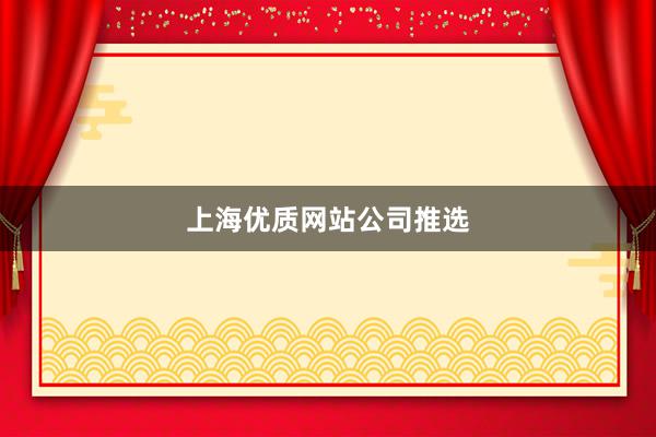 上海优质网站公司推选